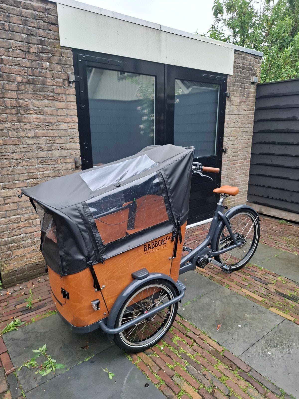 Babboe Go Mountain Bakfiets, Gebruikt, Elektrisch, 2 kinderen, Schijfrem