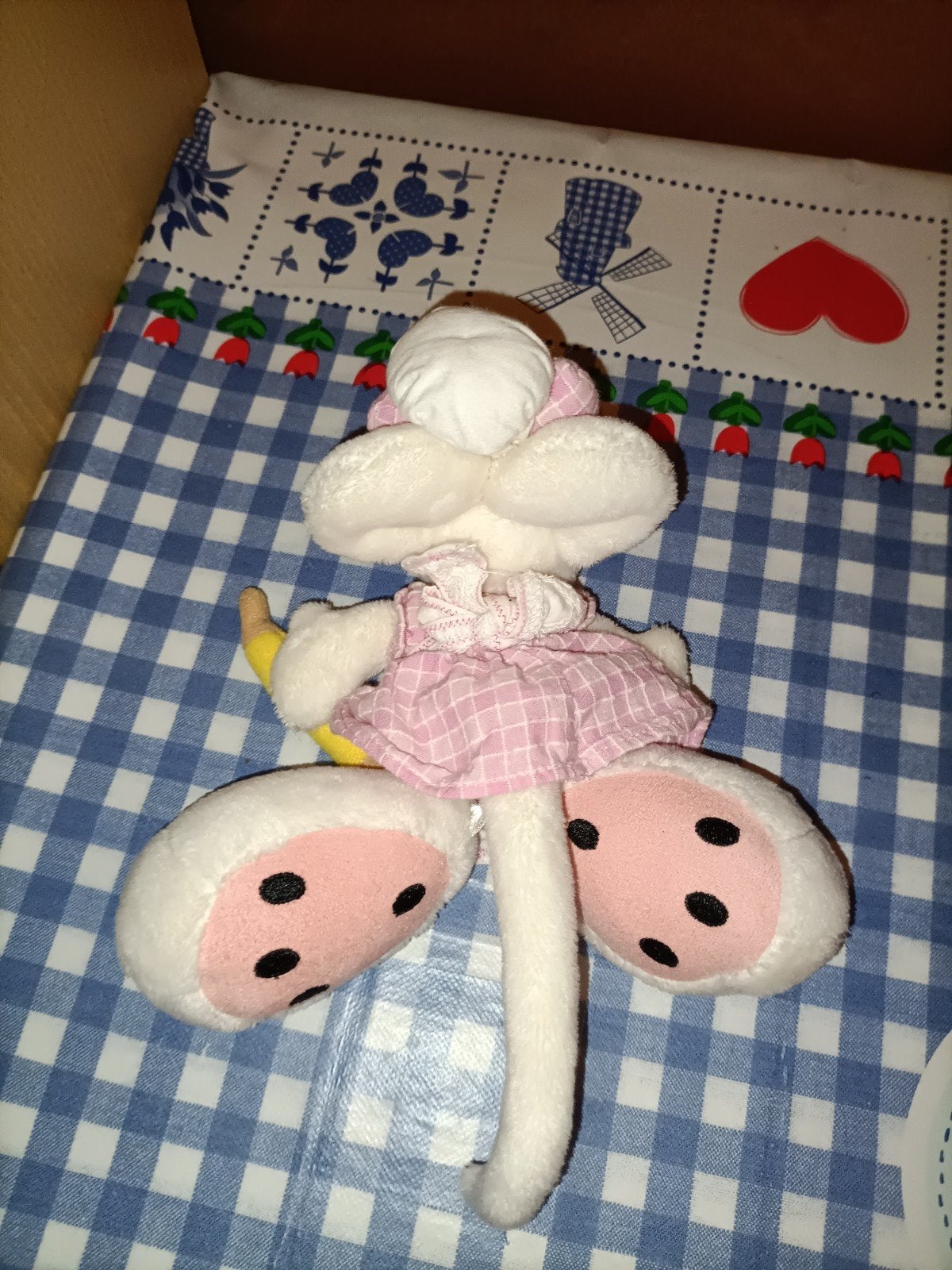 Diddlina knuffel bakker met deegroller 20 cm groot, Ophalen of Verzenden, Zo goed als nieuw, Knuffel