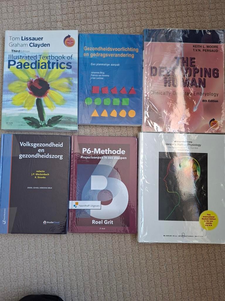 Diverse Medische en Projectmanagement Boeken - Nieuw, Nieuw, Diverse auteurs (Lissauer, Moore, Brug, Mackenbach, Grit), Beta, HBO