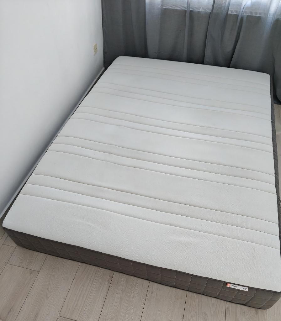 IKEA Hövåg matras 140x200x22 cm, Ophalen, Gebruikt, Tweepersoons, 140 cm