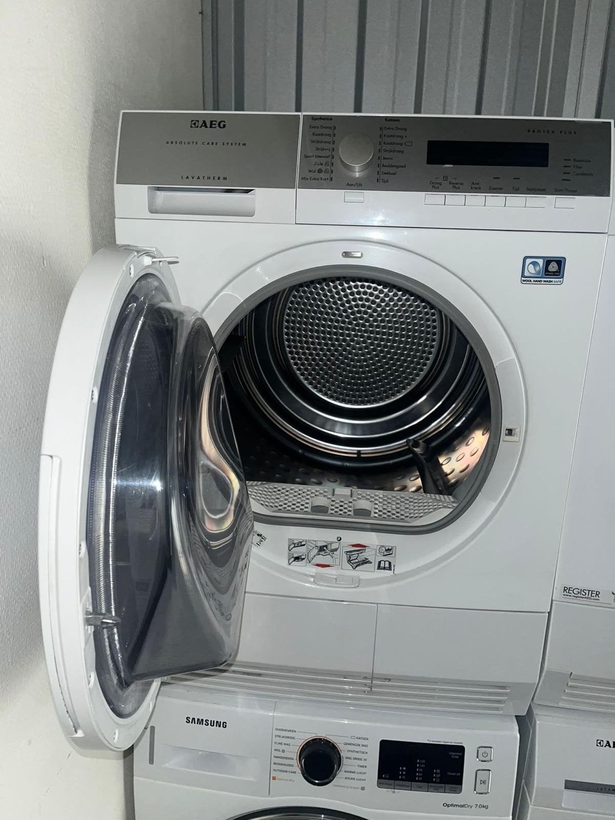AEG Protex Plus warmtepomp droger, 6 tot 8 kg, Ophalen of Verzenden, Overige typen, 85 tot 90 cm