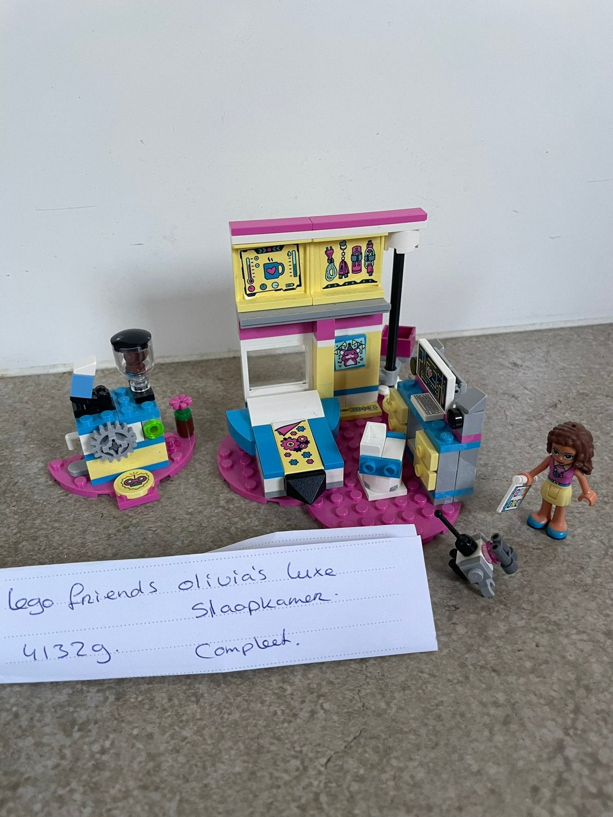 Lego Friends 41329 Olivia's Slaapkamer - Compleet!, Lego, Compleet, Friends, Ophalen of Verzenden