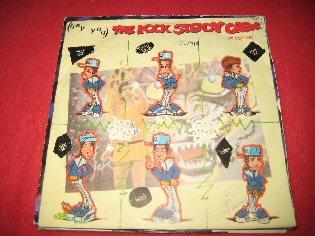 The Rock Steady Crew: Hey you, Rock Steady Crew, Cd's en Dvd's, Vinyl Singles, Ophalen of Verzenden, Zo goed als nieuw, Pop, Single