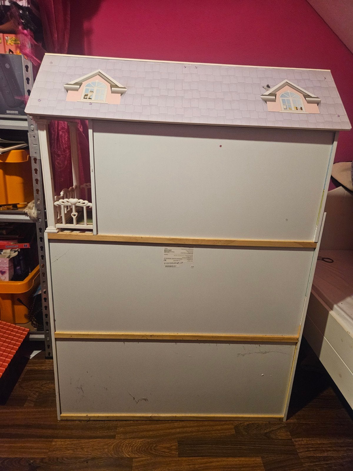 Foto 7 van kidkraft poppenhuis Kayla 120cm hoog zgan