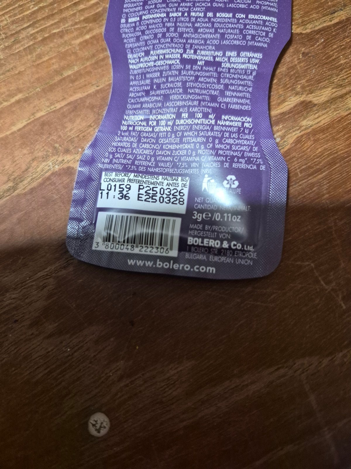 te koop proef pakket limonade smaken, Ophalen