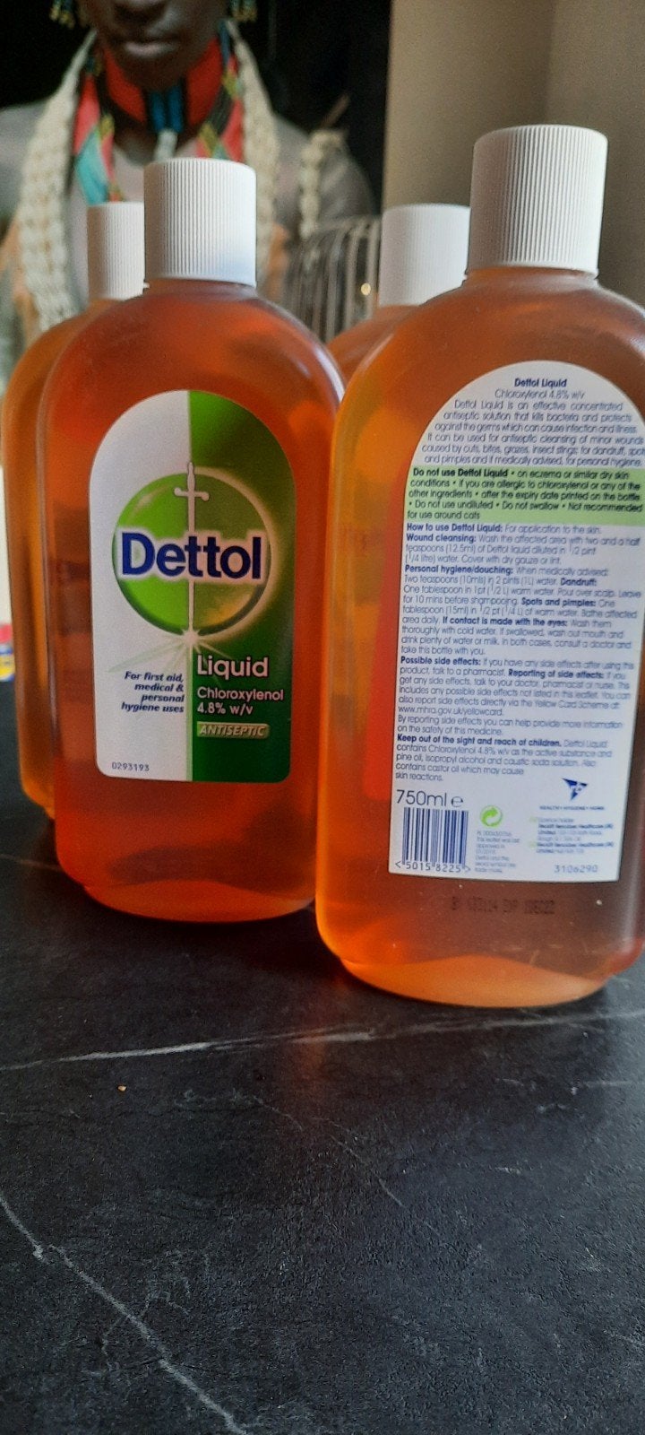 Dettol  750 ml, Ophalen
