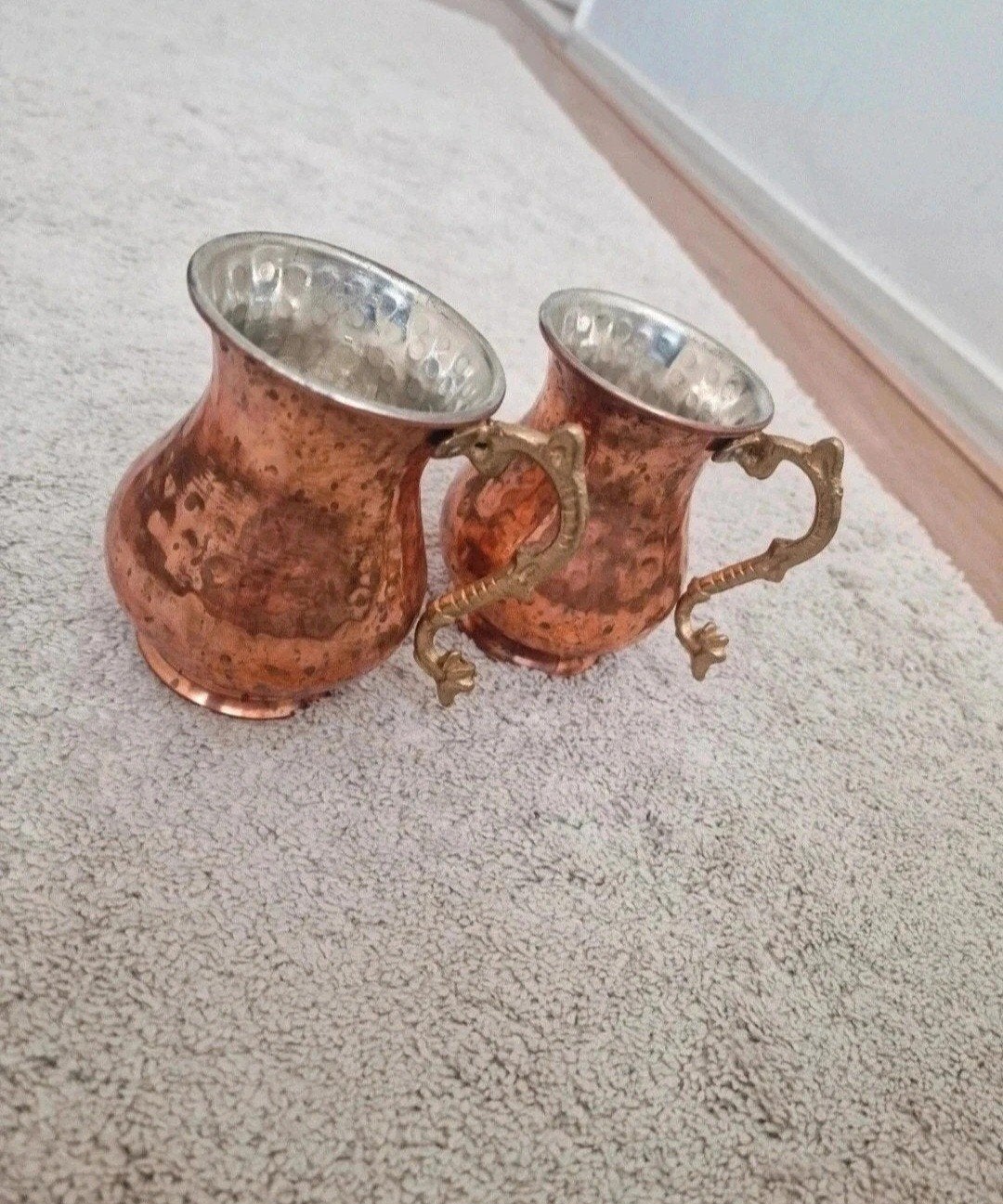 2 koperen bekers, Antiek en Kunst, Antiek | Koper en Brons, Ophalen