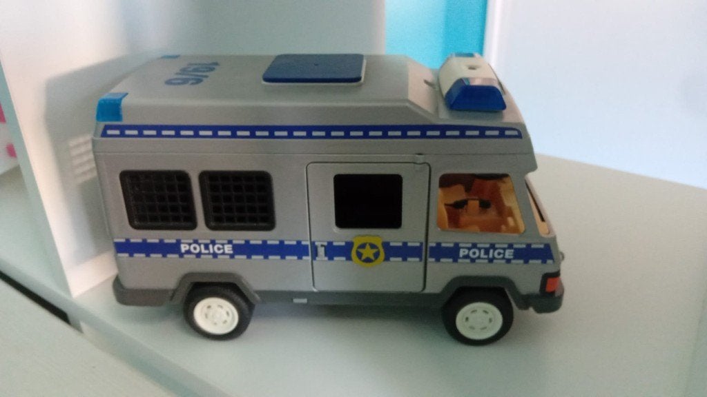 Playmobiel Politie Busje, Kinderen en Baby's, Speelgoed | Playmobil, Ophalen of Verzenden, Zo goed als nieuw