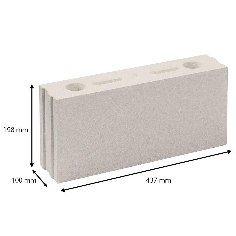 GEZOCHT !! Kalkzandsteen blok 437x100x198 mm, Doe-het-zelf en Verbouw, Metselstenen, Ophalen, Zo goed als nieuw, Kalkzandstenen