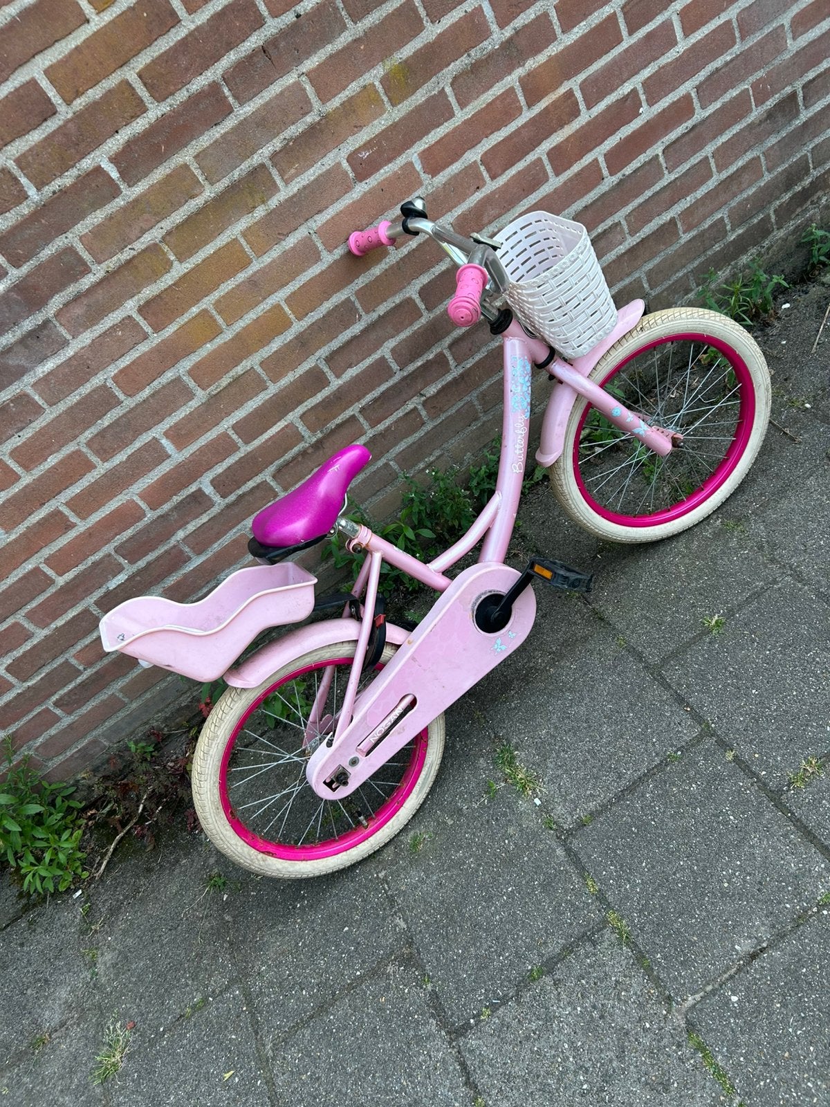 18 inch fiets, Fietsen en Brommers, Fietsen | Crossfietsen en BMX, Ophalen, Zo goed als nieuw, Staal, 16 tot 20 inch