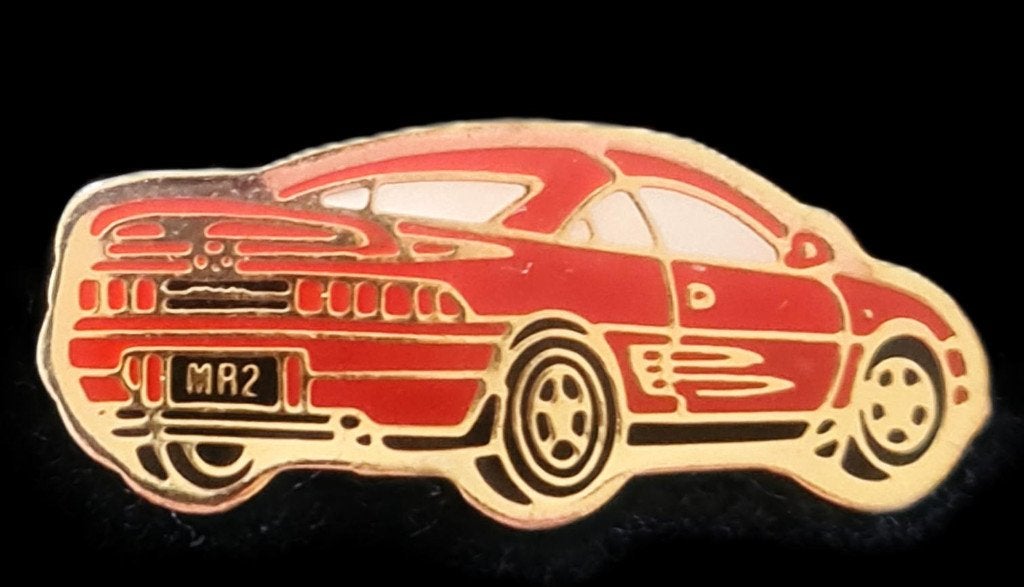 Toyota MR2 pin-kleine maat-rood, Verzenden, Nieuw, Transport, Speldje of Pin