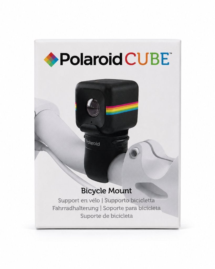 Polaroid CUBE Bicycle Mount – Originele Fietshouder Cube HD, ., Nieuw, Ophalen of Verzenden, .