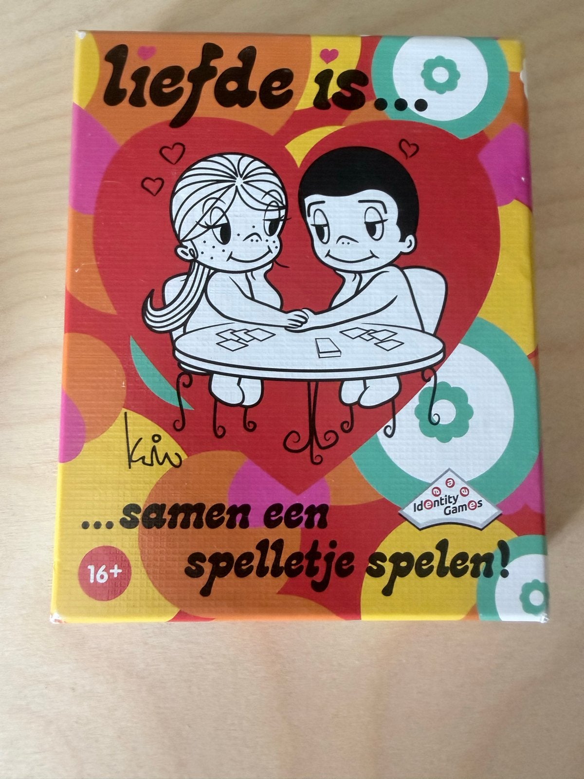 Liefde is... samen een spelletje spelen! Kaartspel, Hobby en Vrije tijd, Een of twee spelers, Ophalen of Verzenden, Zo goed als nieuw