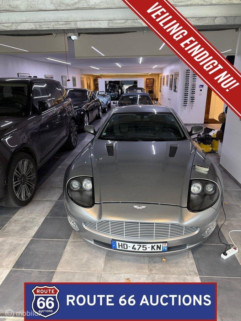 Aston Martin Vanquish | 2004 | Route 66 Auctions, Auto's, Gebruikt, Overige carrosserieën, Zwart, Bedrijf