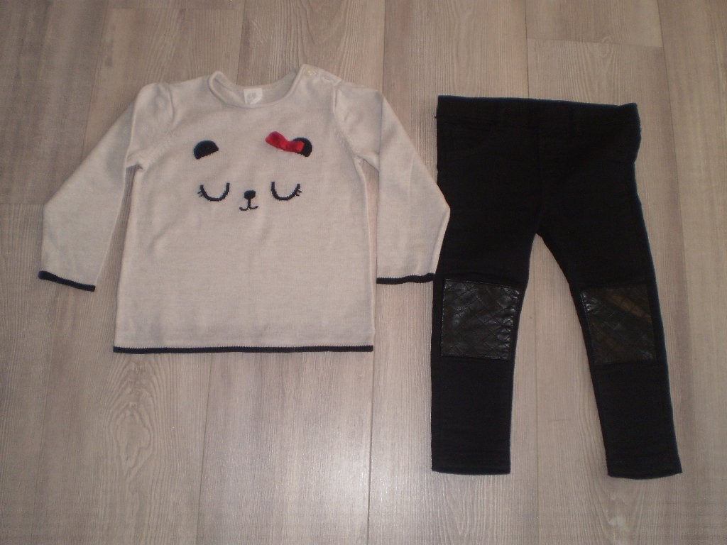 H&M setje maat 92, Ophalen, Meisje, H&M, Zo goed als nieuw