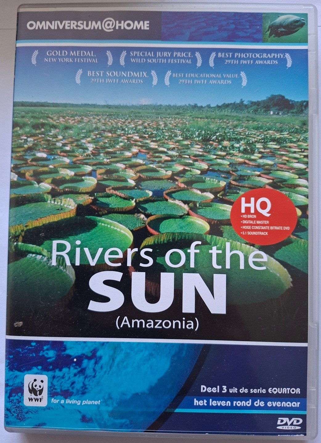Rivers of the Sun (Amazonia) - Deel 3 Equator DVD, Engels, Alle leeftijden, Nederlands, Natuur