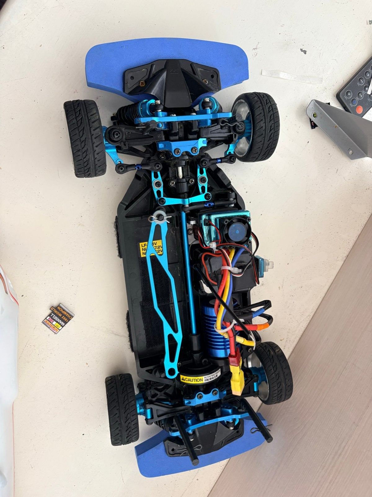 Tamiya RC Auto Porsche 911 Carrera RSR 1:10, Elektro, Ophalen of Verzenden, Zo goed als nieuw, Schaal 1:10