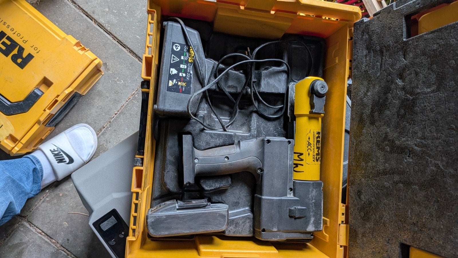 REMS Accu-Press Perstang met toebehoren, Ophalen, Zo goed als nieuw, Overige typen, Overige merken