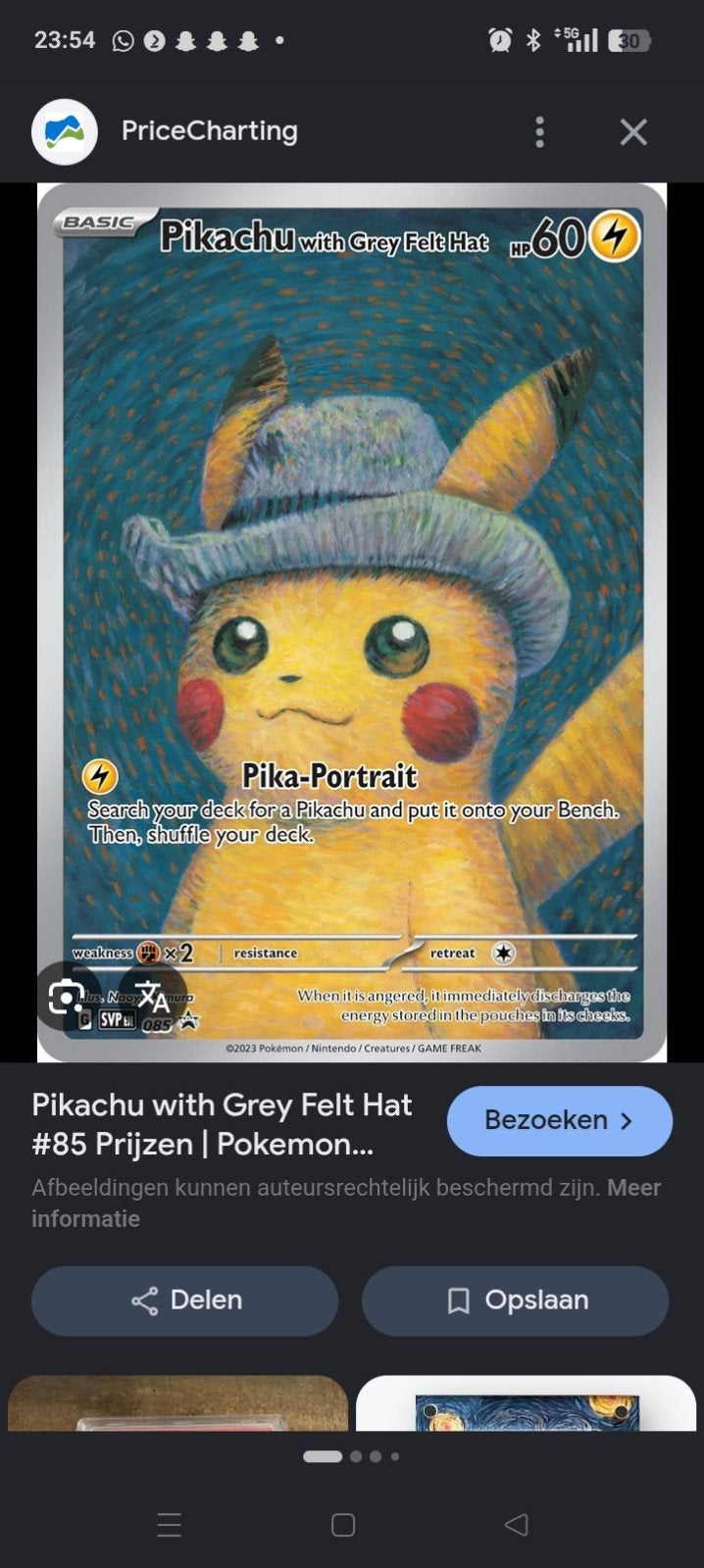 Pikachu van gogh gezocht zoveel mogelijk, Ophalen of Verzenden, Nieuw