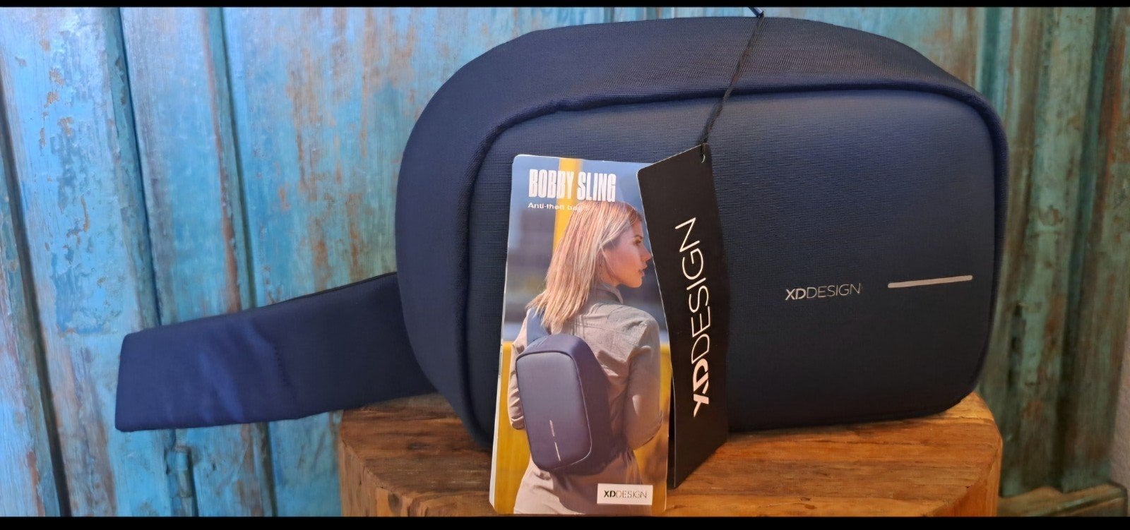NIEUW Xd bobby sling anti diefstal rugtas NAVY, Ophalen of Verzenden, Nieuw, Blauw, Overige typen