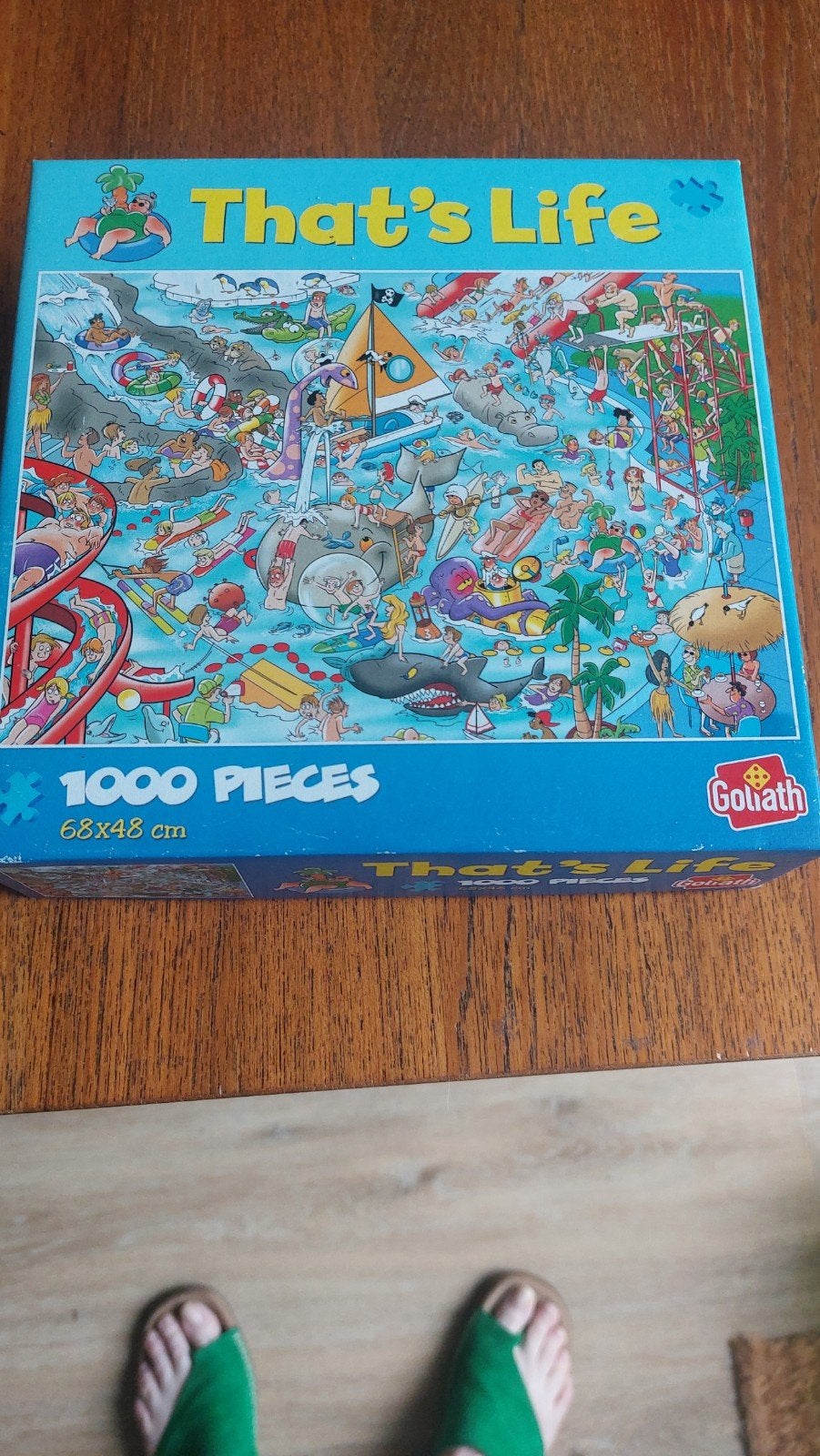 Goliath thats live puzzel, Ophalen, 500 t/m 1500 stukjes, Zo goed als nieuw