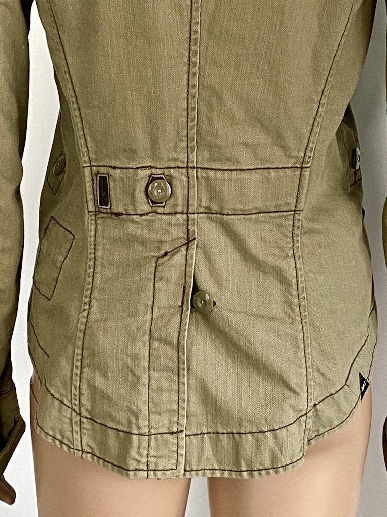J179 Denham mt. XS=34 apart spijkerjasje jasje jeans, Denham, Ophalen of Verzenden, Zo goed als nieuw, Jasje