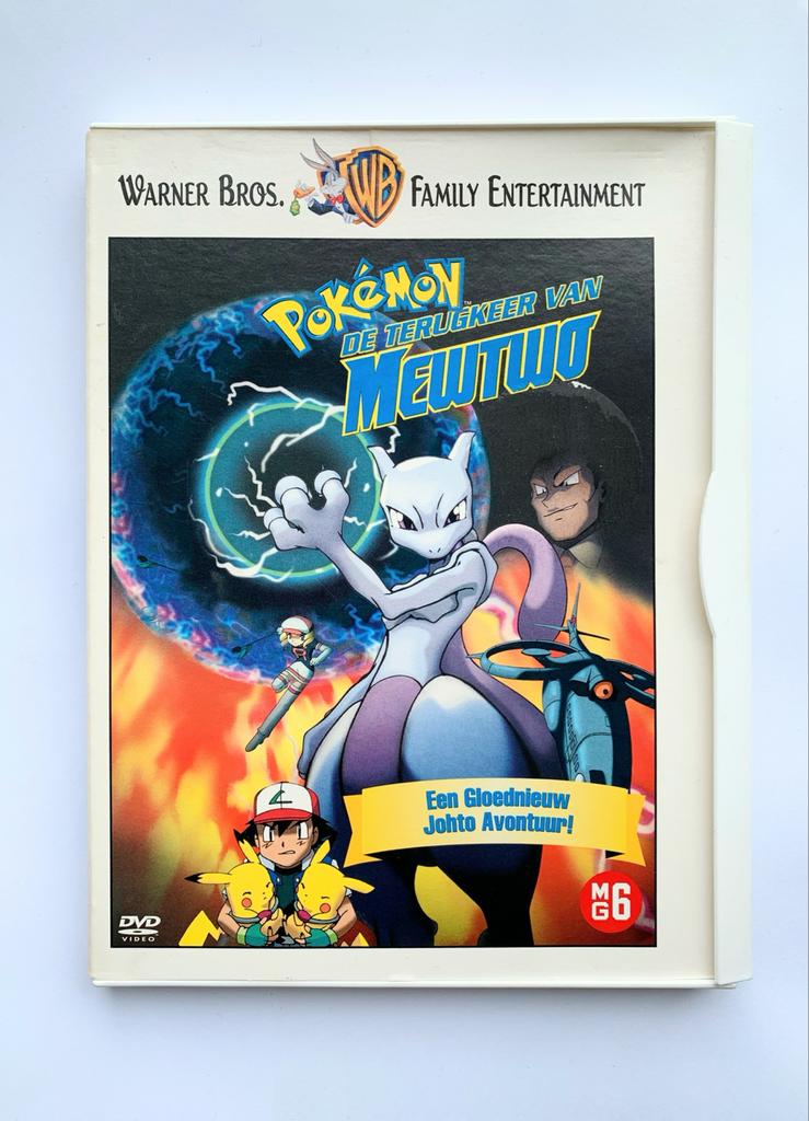 Vintage Pokémon DVD De Terugkeer van Mewtwo Nederlands, Cd's en Dvd's, Avontuur, Gebruikt, Verzenden, Vanaf 6 jaar