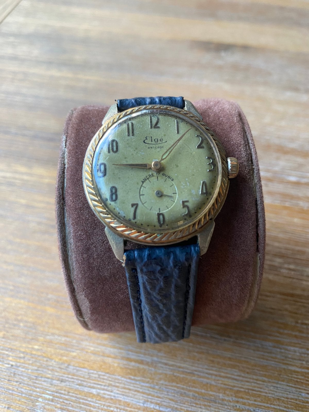Elge antichoc horloge, Overige merken, Staal, Met bandje, Polshorloge