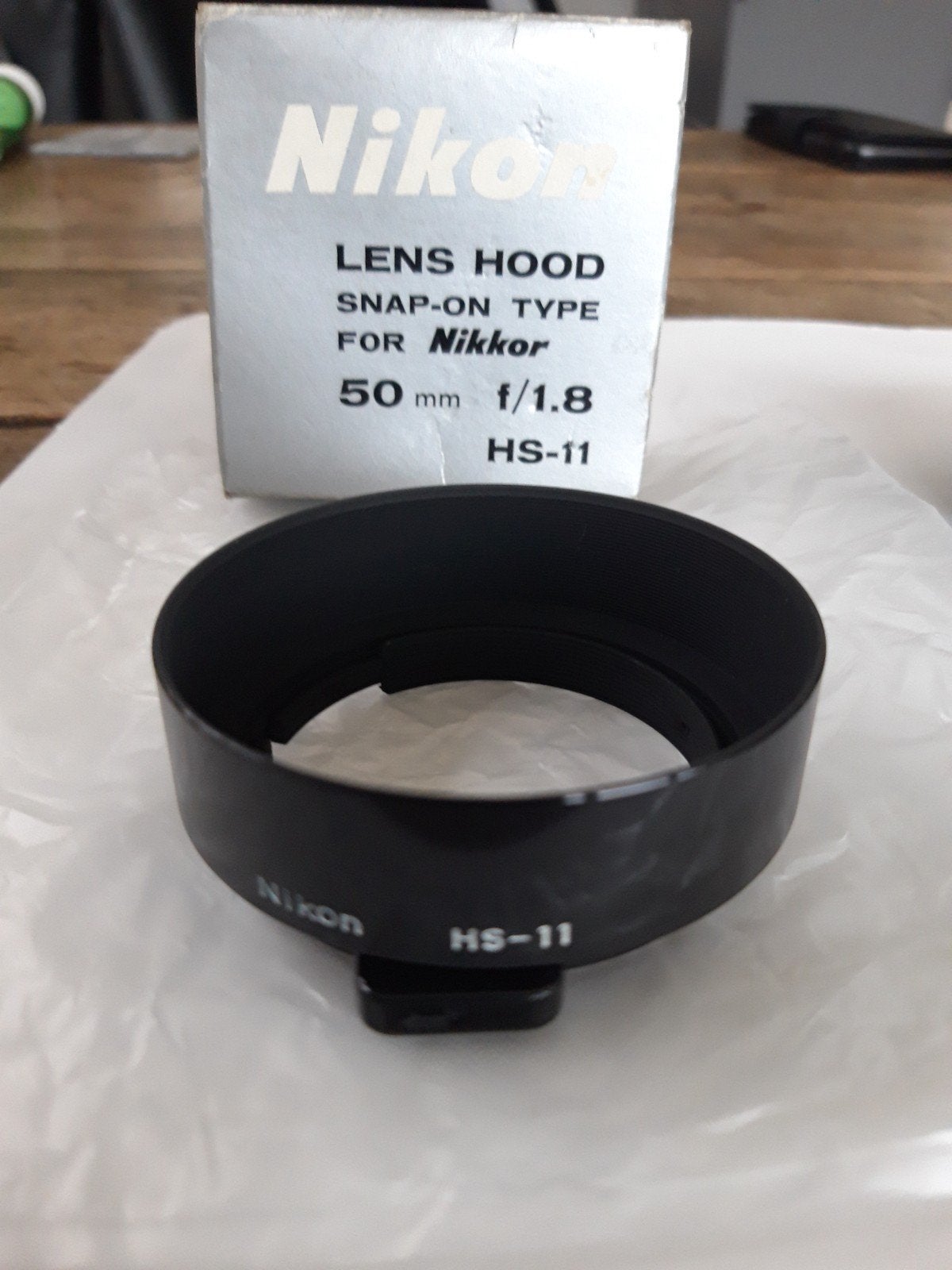 Nikon zonnekap HS-11 , lensdoppen 62 & 34,5 mm, Ophalen of Verzenden, Nieuw