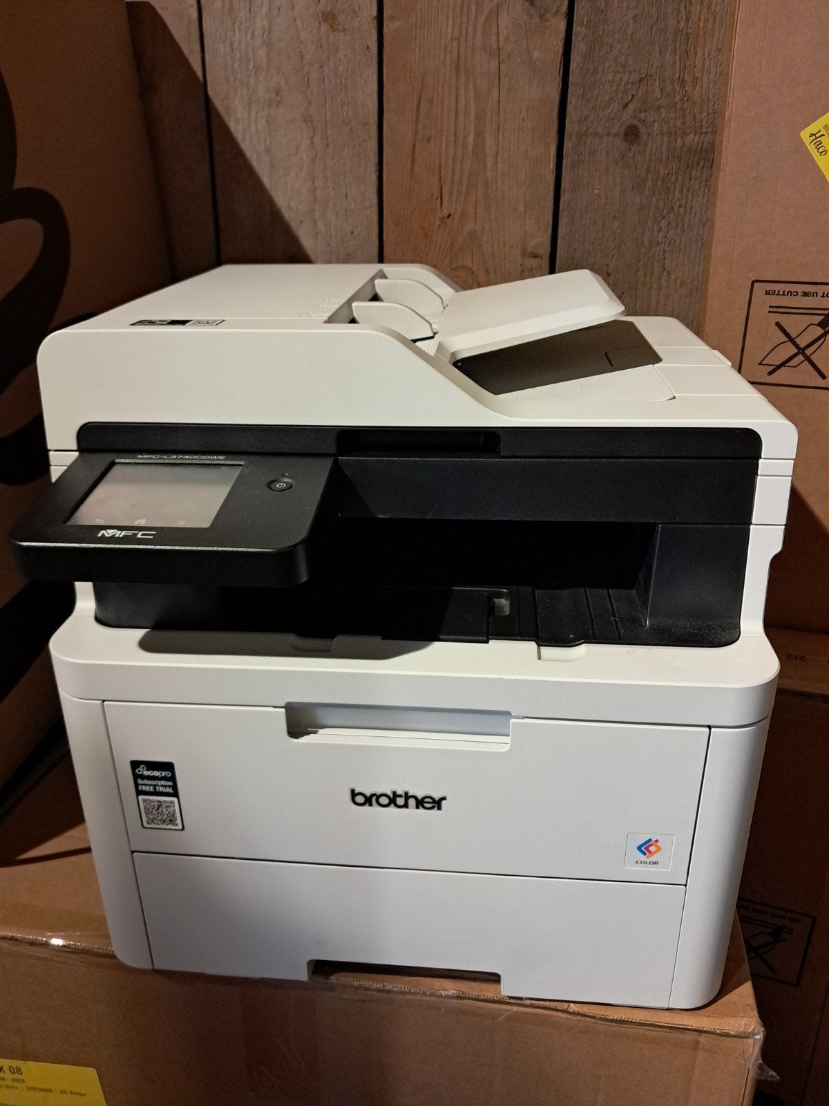 Brother printer/scanner MFC-L3740CDWE, Ingebouwde Wi-Fi, Zo goed als nieuw, Ophalen, Kleur printen
