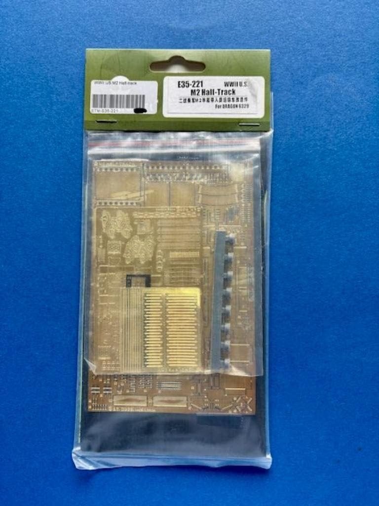 ET MODEL	E35-221	M2 Half-Track  6329	pe set 1/35, Overige merken, Tank, Verzenden, 1:32 tot 1:50