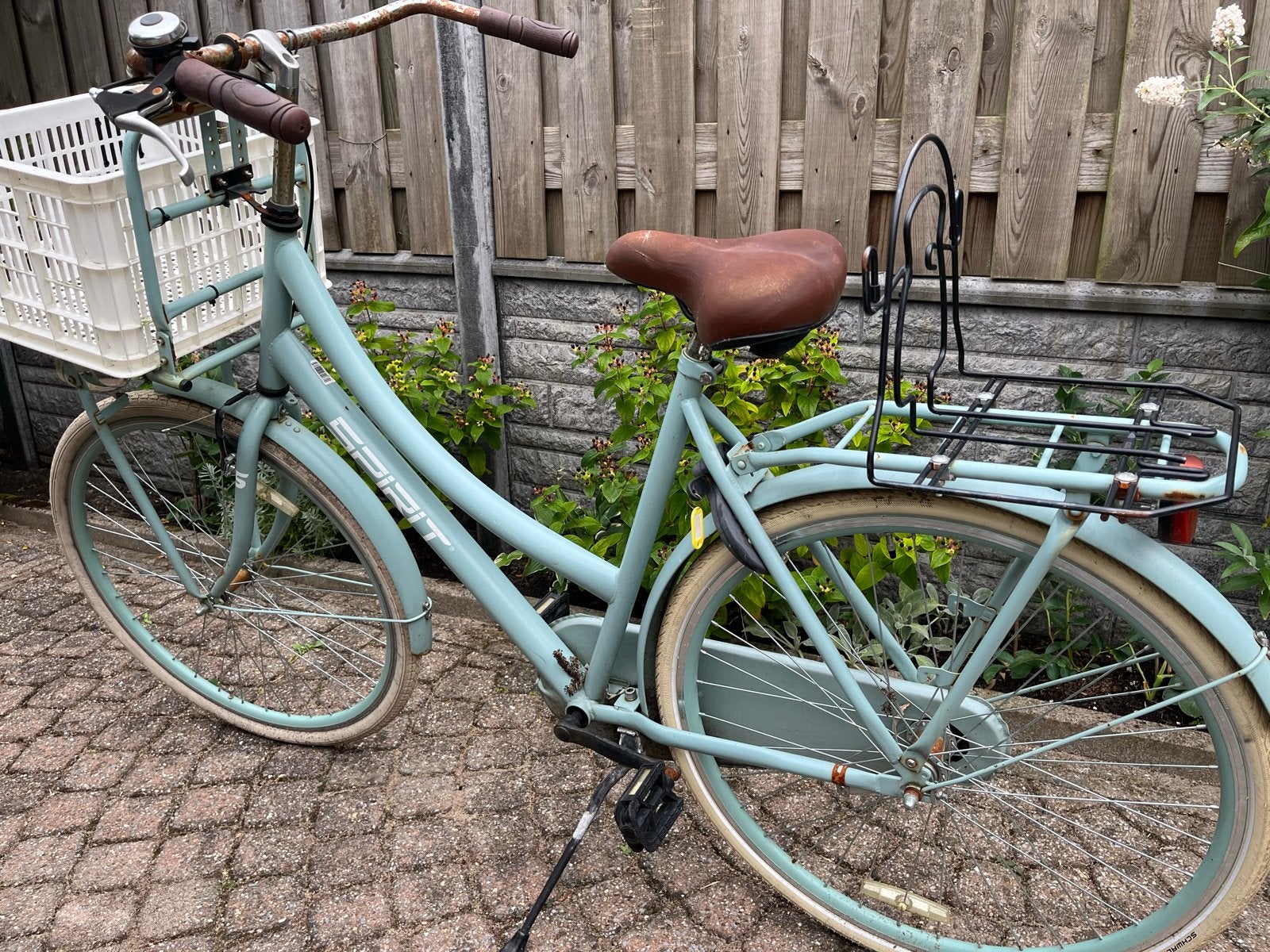 Spirit meisjes fiets met voordrager en mandje, Ophalen of Verzenden, Gebruikt