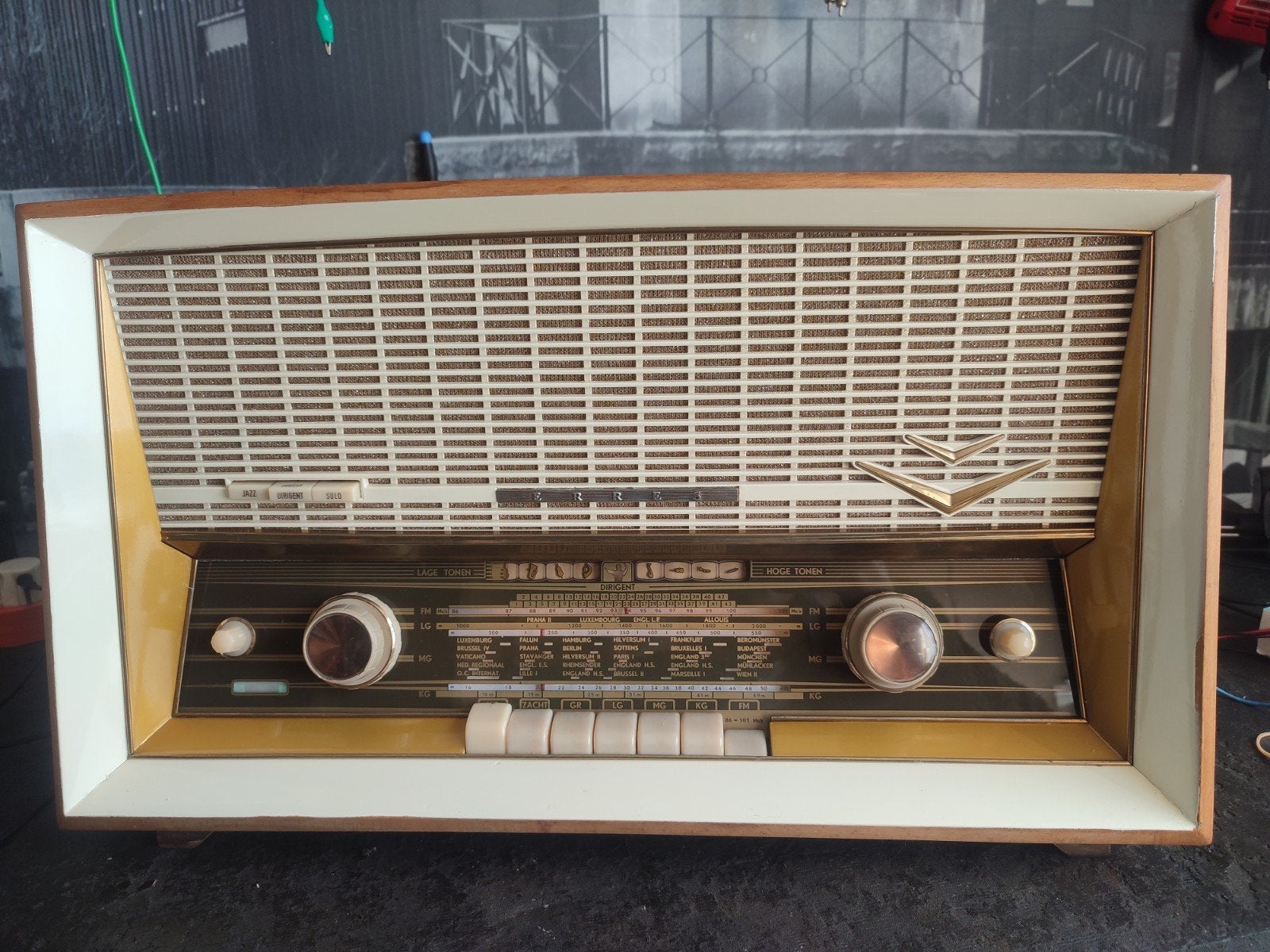 erres buizenradio met telefoon aansluiting, Ophalen of Verzenden