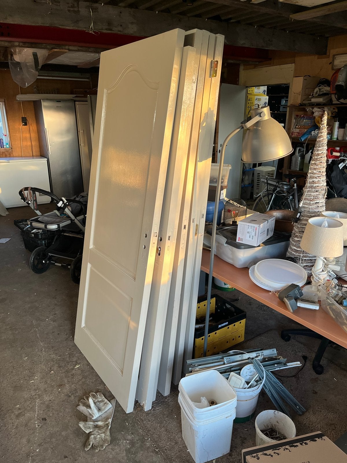 6 binnendeuren 82 x 201 cm, Doe-het-zelf en Verbouw, Deuren en Horren, Ophalen, Gebruikt, 80 tot 100 cm, Binnendeur