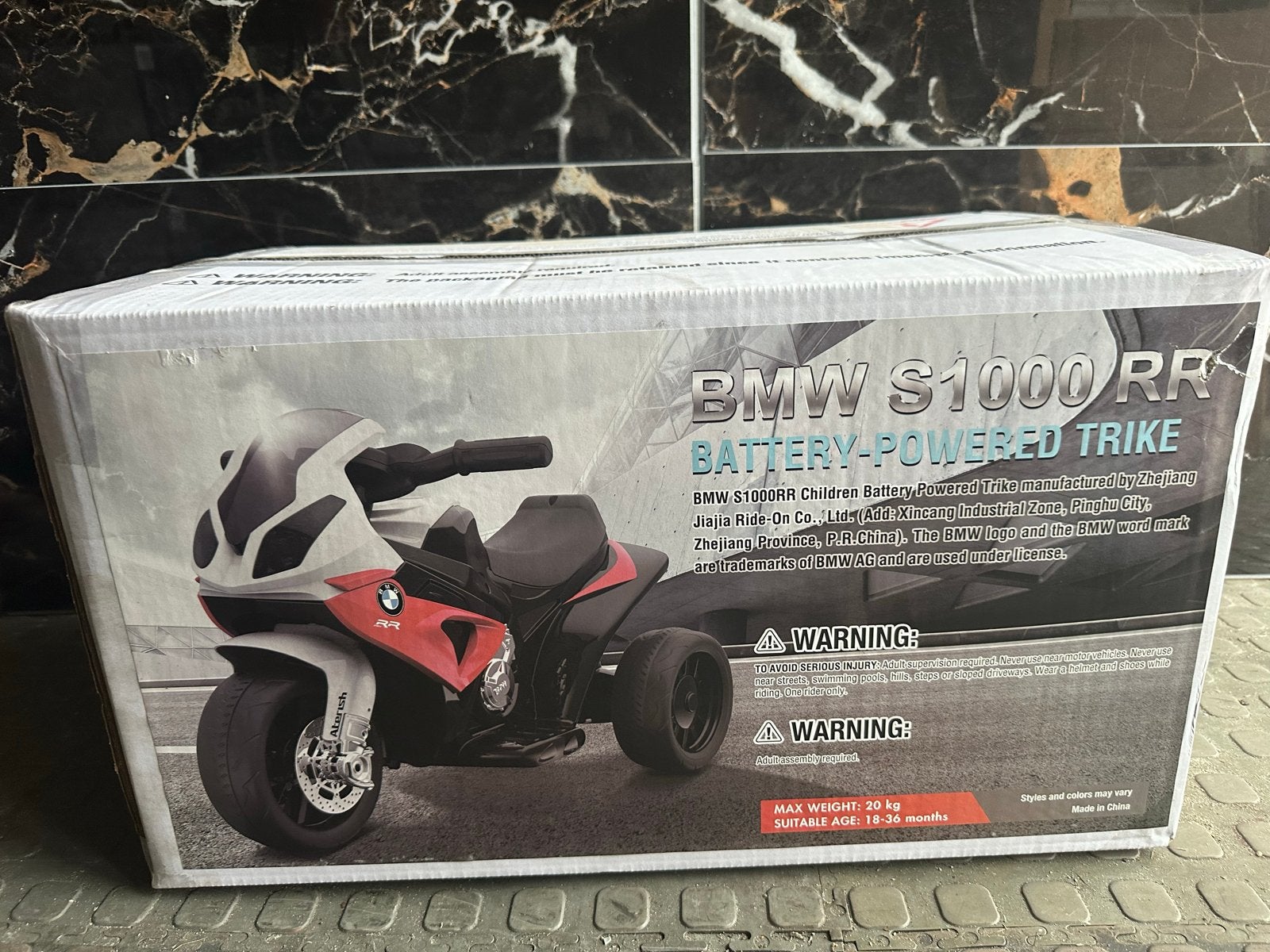 BMW S1000RR Elektrische Kindermotorfiets, Kinderen en Baby's, Ophalen, Nieuw, Overige typen