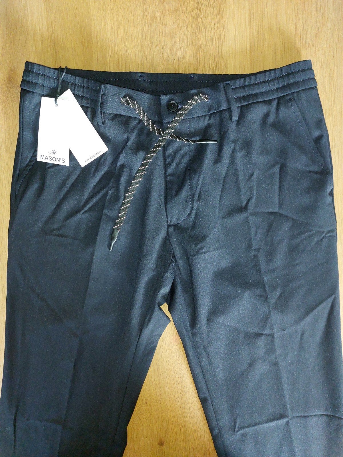 Mason's Heren Sportbroek - Donkerblauw, Maat 56, Blauw, Ophalen of Verzenden, Maat 56/58 (XL), Nieuw