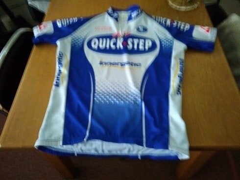 Wielershirt Quick Step, Kleding | Heren, Maat 52/54 (L), Blauw, Ophalen of Verzenden, Zo goed als nieuw