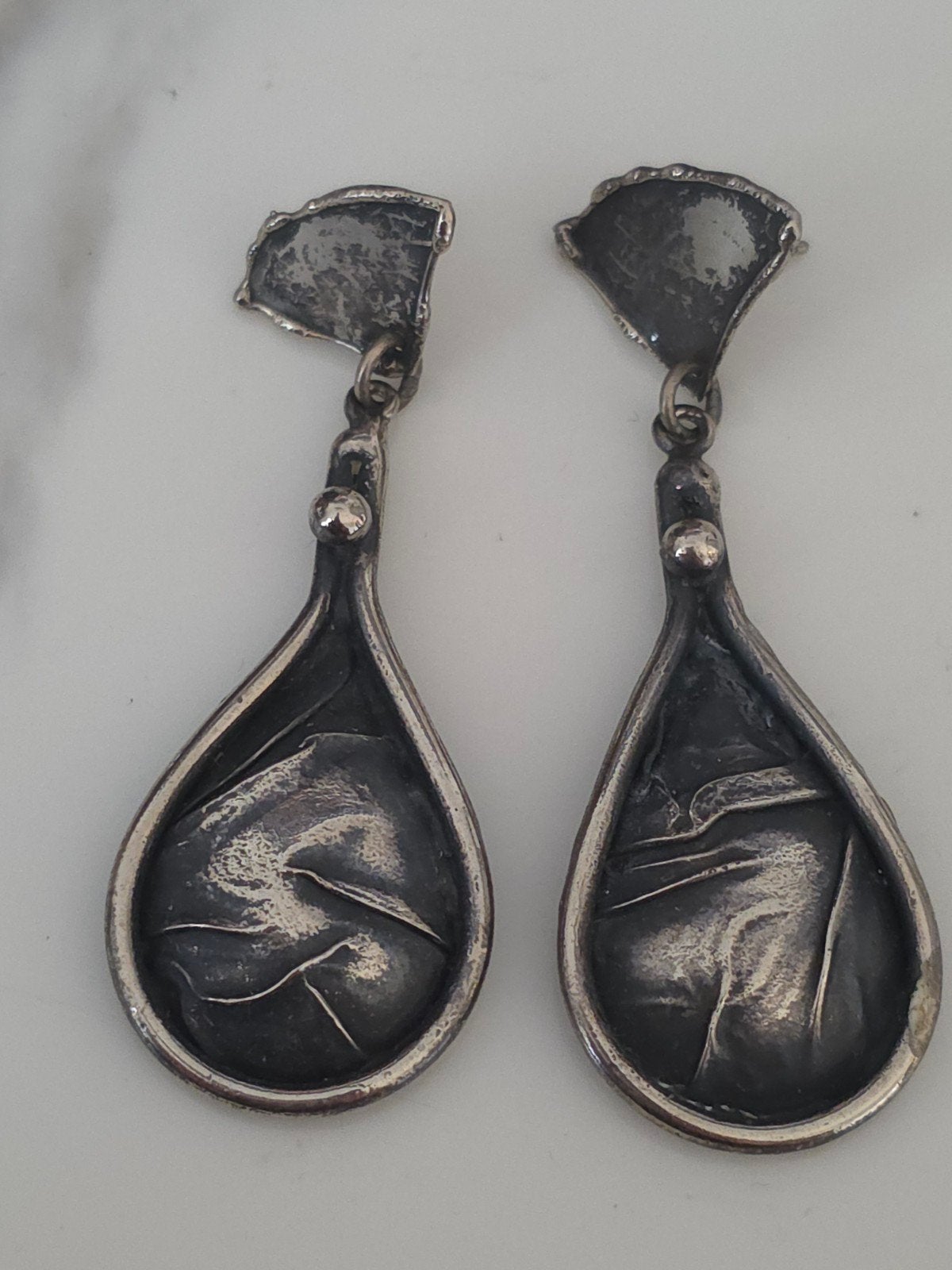 vintage oorbellen, Sieraden, Tassen en Uiterlijk, Ophalen of Verzenden, Overige materialen, Oorbellen