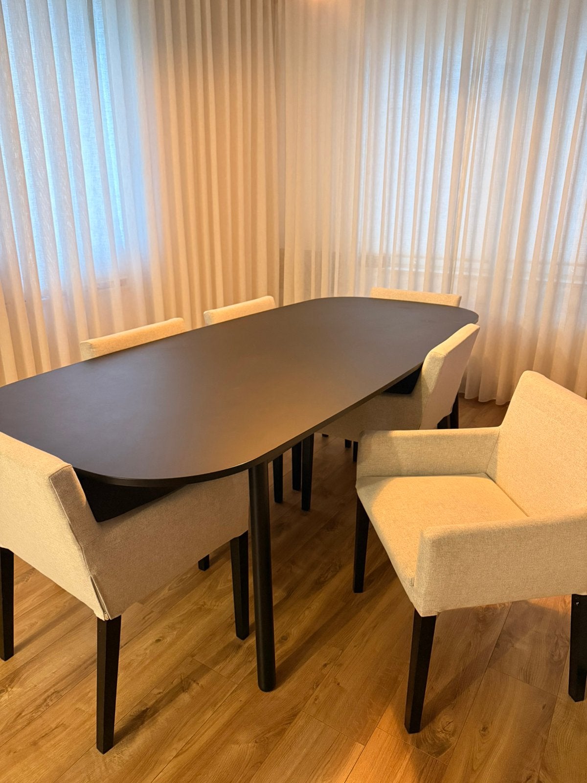 Eettafel set - 6 persoons, Ophalen, 200 cm of meer, 50 tot 100 cm, Zo goed als nieuw