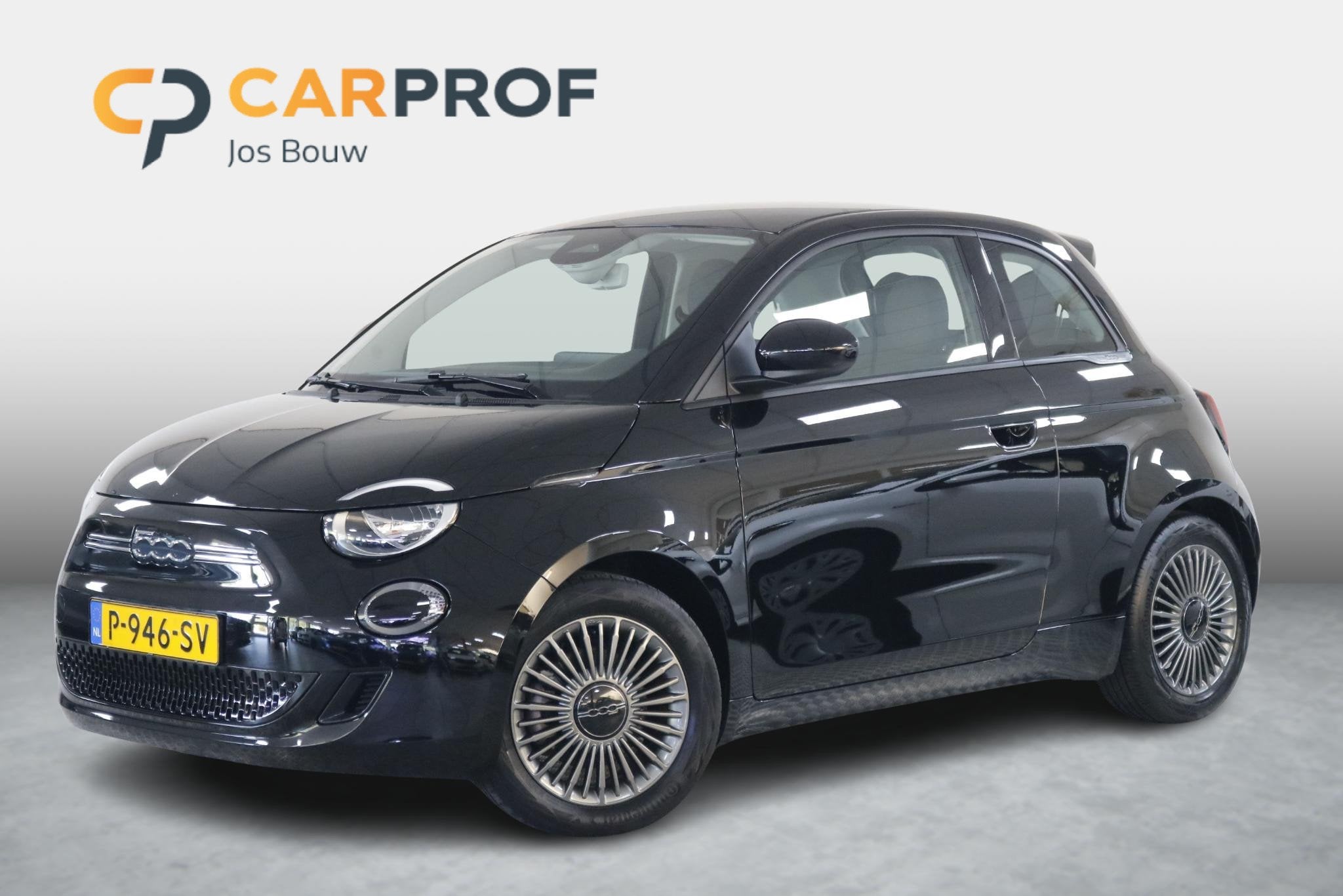 Fiat 500 Icon 42 kWh Climate | Cruise | Carplay | Bluetooth, Auto's, Stof, 4 stoelen, Zwart, Origineel Nederlands