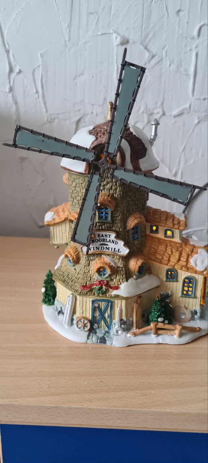 Lemax West Woodland Windmill - Kerstdorp Molen, Ophalen, Vintage, Gebruikt, Meerkleurig