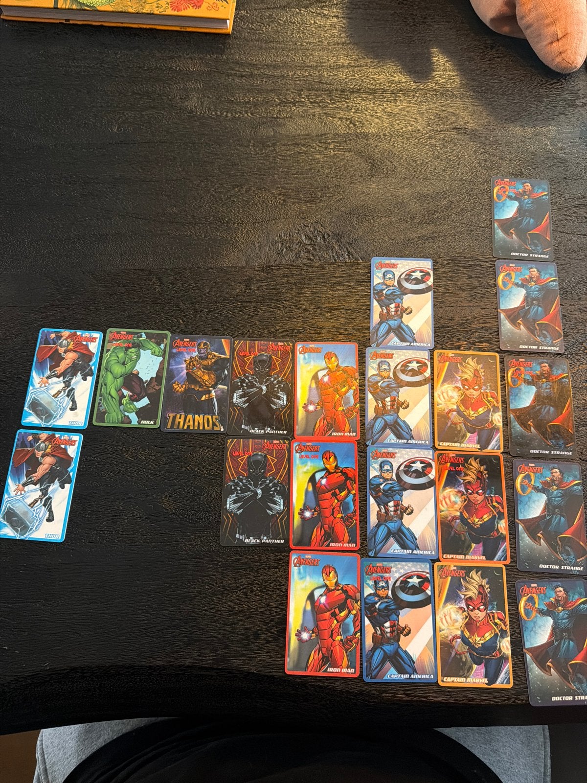 Zeldzame Marvel kaarten inclusief Thanos, Ophalen, Zo goed als nieuw, Meerdere kaarten