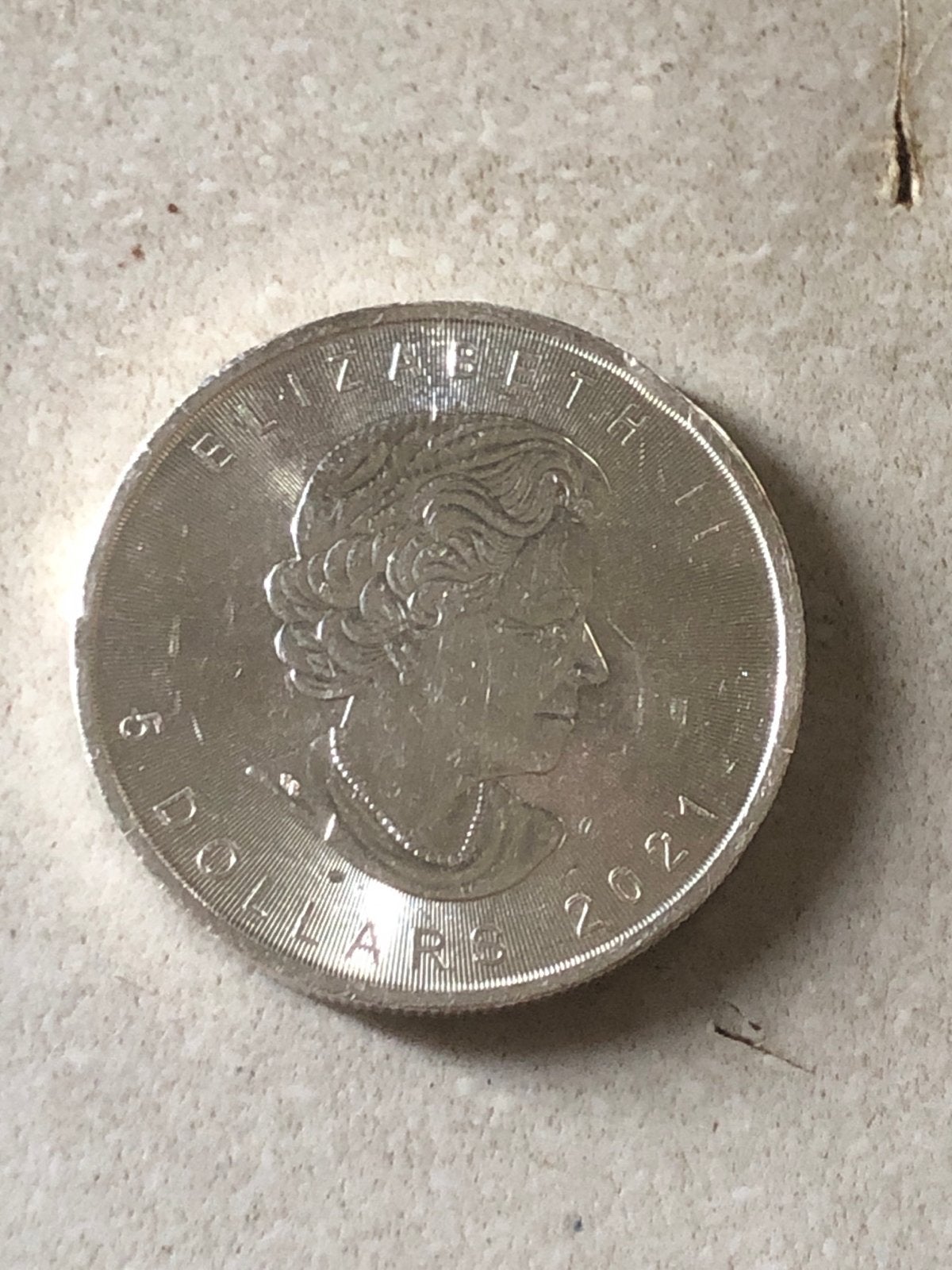 2021 Canadese Zilveren Maple Leaf Munt - 1 oz, Ophalen, Losse munt, Zilver