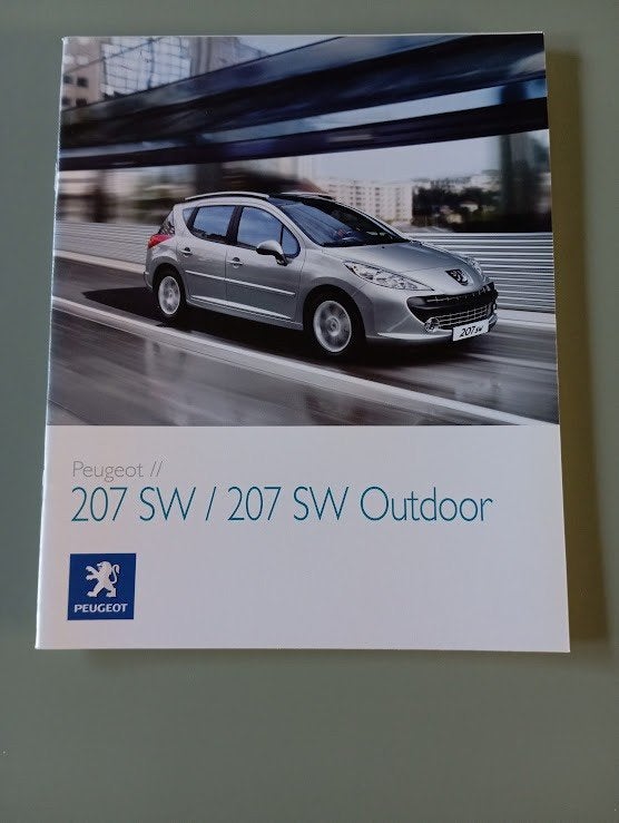 Peugeot 207 SW / SW Outdoor 11 / 2007 28 pag., Verzenden, Zo goed als nieuw, Peugeot