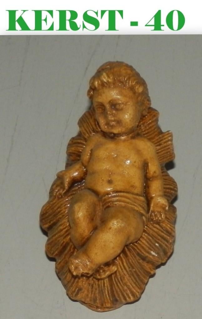 Kerst40 Kerstkindje voor bij kerstgroep, Diversen, Ophalen of Verzenden