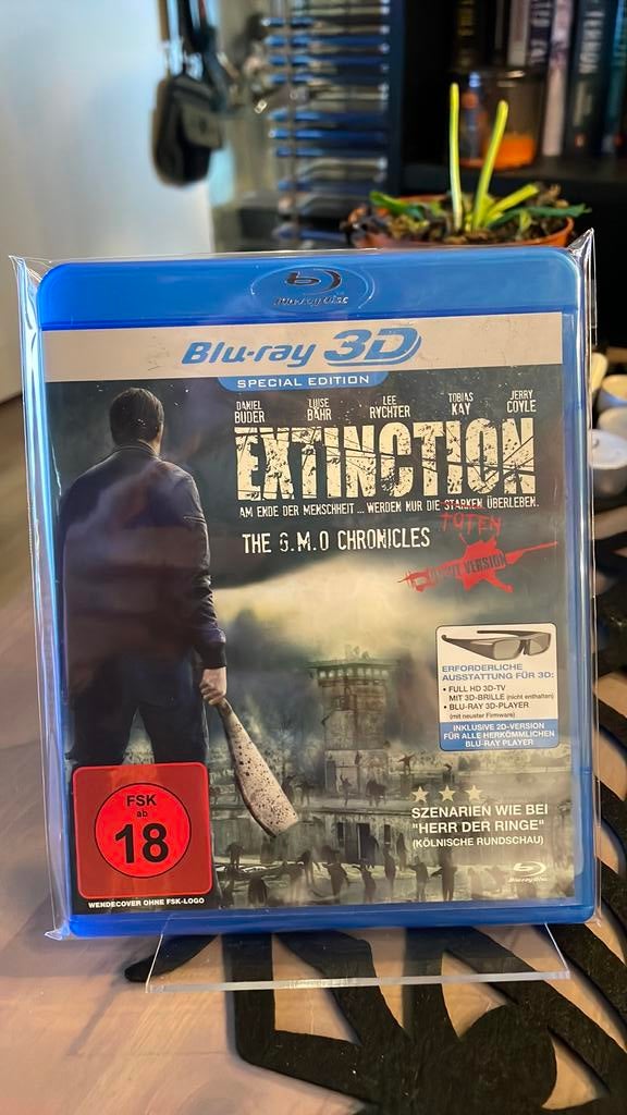 Extinction GMO Chronicles Blu-ray 3D Horror, Ophalen of Verzenden, Zo goed als nieuw, Horror