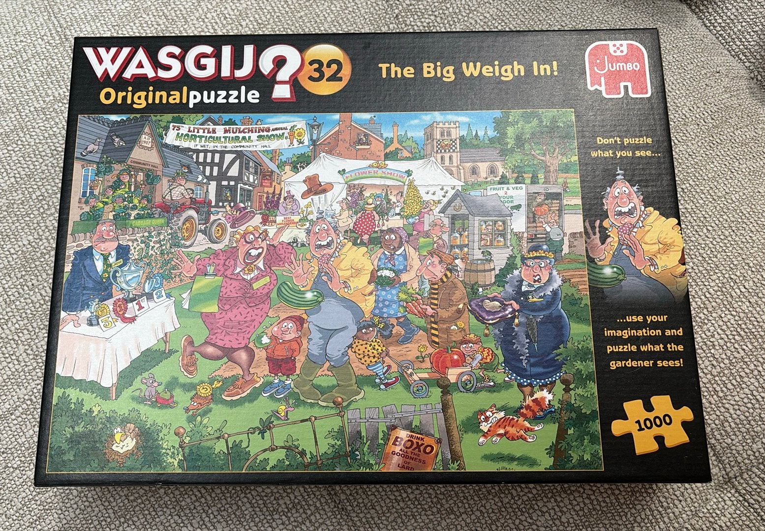 WASGIJ? 32 The big weigh in!, Ophalen, 500 t/m 1500 stukjes, Zo goed als nieuw, Legpuzzel