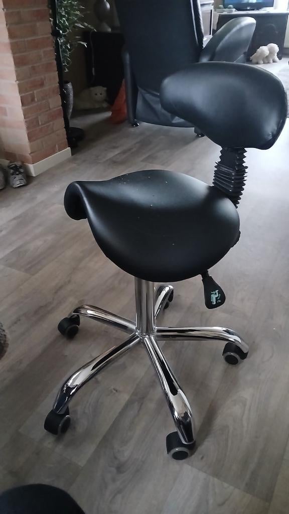 Kapper stoel, Ophalen of Verzenden, Zo goed als nieuw, Zwart