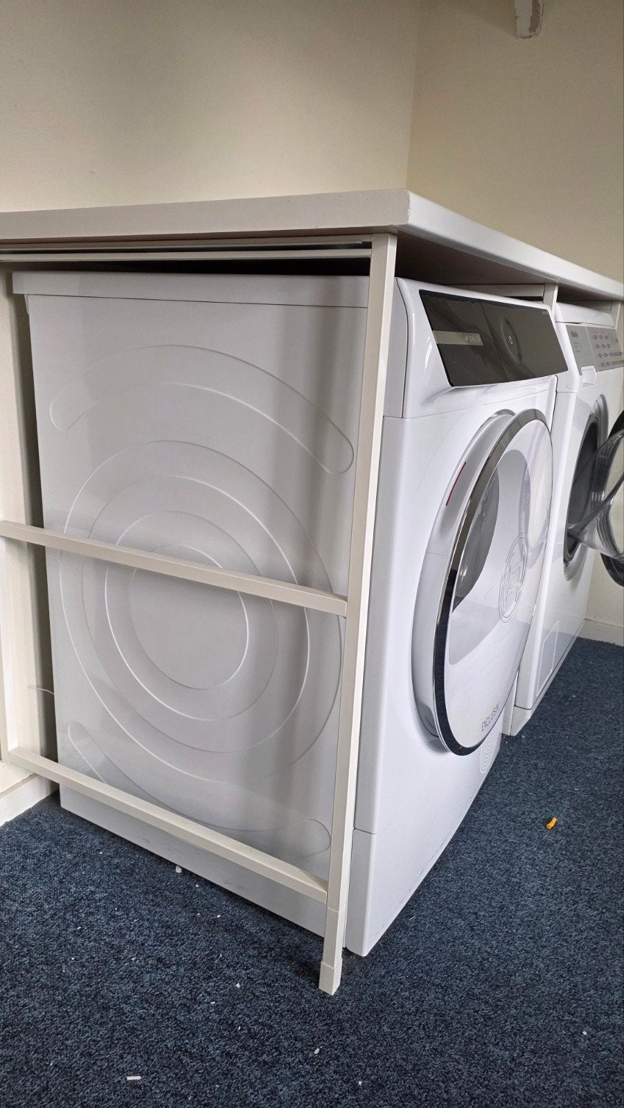 IKEA ENHET Opbergcombinatie wit wasmachine en droger, Ophalen, Gebruikt