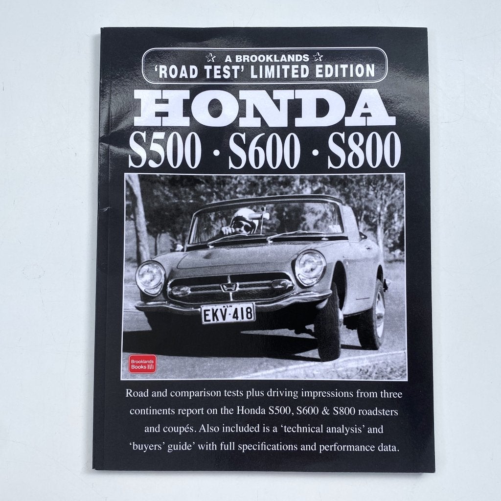 Honda S500-S600-S800 road tests, Verzenden, Zo goed als nieuw, Honda
